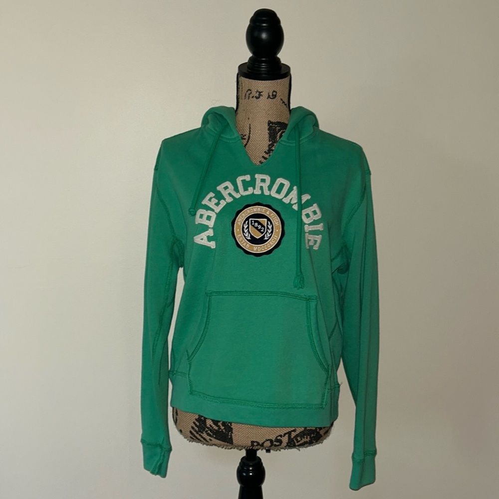 Women’s S, Abercrombie & Fitch, Green Hoodie